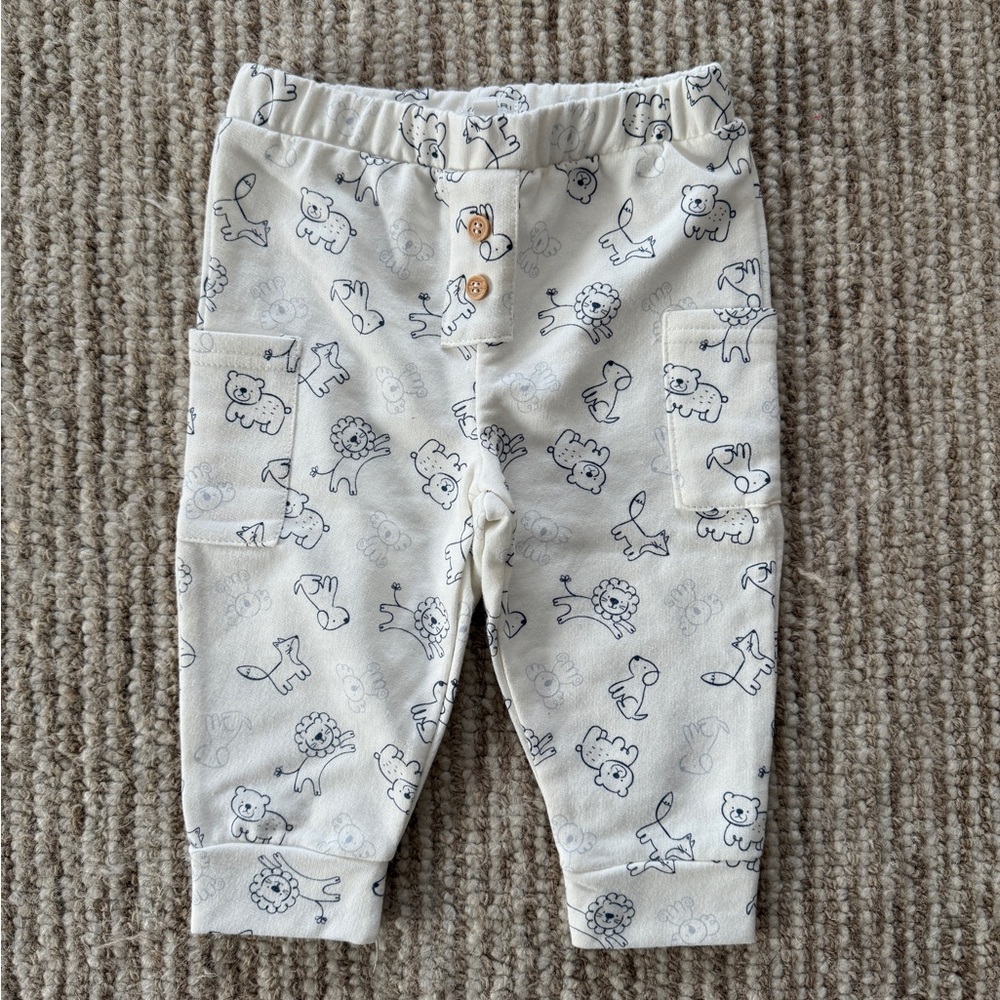 Tahari Baby Animal Print Pants
